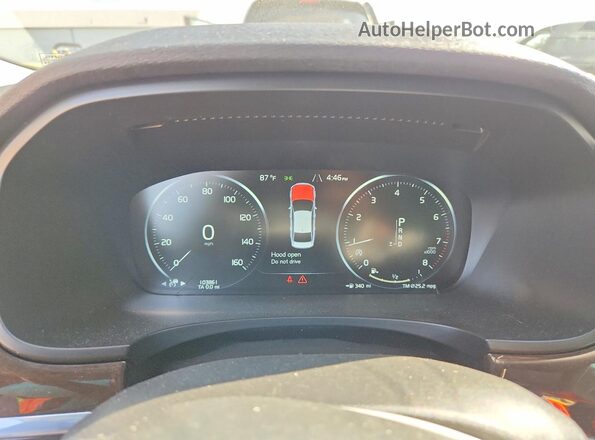 LVY982MK5JP023217 2018 VOLVO S90 Черный Вид щитка приборов