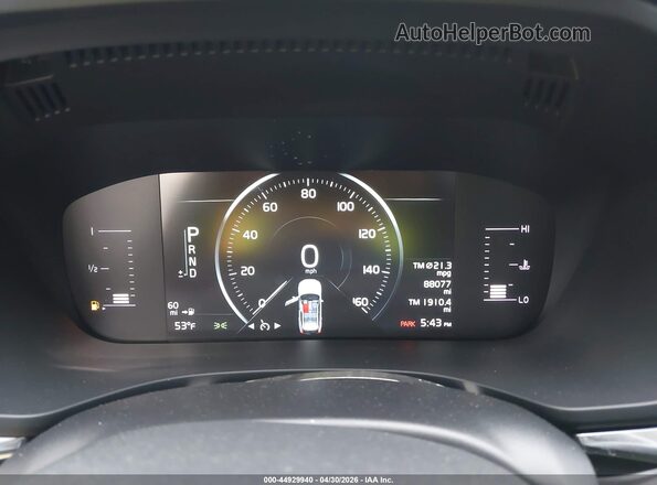 LYV102RK8KB367013 2019 VOLVO XC60 Синий Вид задних сидений
