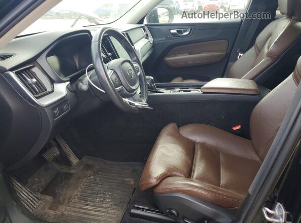 LYV102RKXKB213984 2019 VOLVO XC60 Black წინა სალონის ხედი