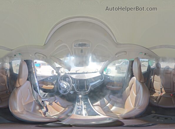 LYV102RKXKB235578 2019 VOLVO XC60 White Widok naklejki z numerem VIN