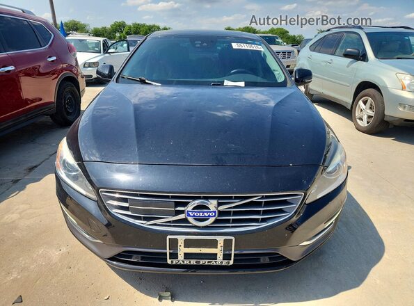 LYV402HM3HB126971 2017 VOLVO S60 Black Widok z przodu