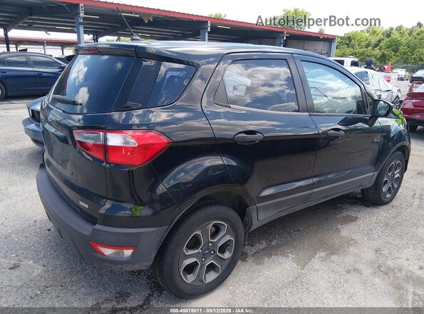 MAJ3P1RE0JC242158 2018 FORD ECOSPORT Black Задня права чверть