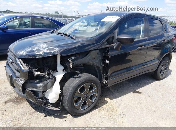 MAJ3P1RE0JC242158 2018 FORD ECOSPORT Black Передня ліва чверть