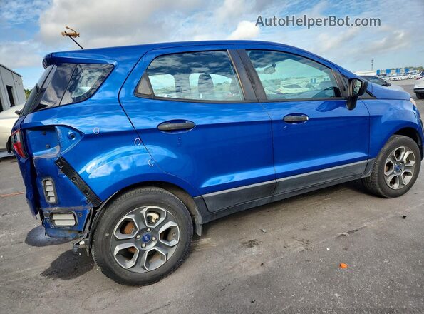 MAJ3P1RE1JC234439 2018 FORD ECOSPORT Blue Tył prawy