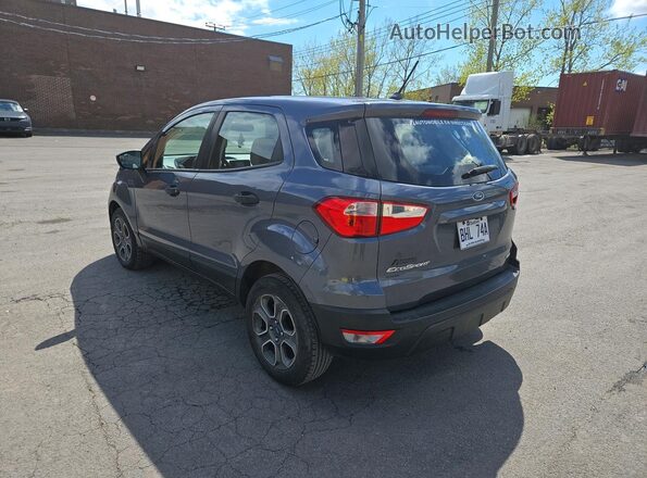 MAJ3P1RE2JC186756 2018 FORD ECOSPORT Gray Задня права чверть