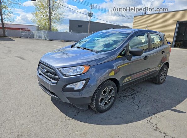 MAJ3P1RE2JC186756 2018 FORD ECOSPORT Gray Задня ліва чверть