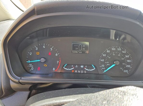 MAJ3P1RE2JC186756 2018 FORD ECOSPORT Gray Вид панелі приладів