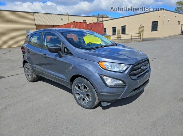 MAJ3P1RE2JC186756 2018 FORD ECOSPORT Gray Передня ліва чверть