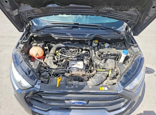 MAJ3P1RE2JC186756 2018 FORD ECOSPORT Gray Вид салону спереду
