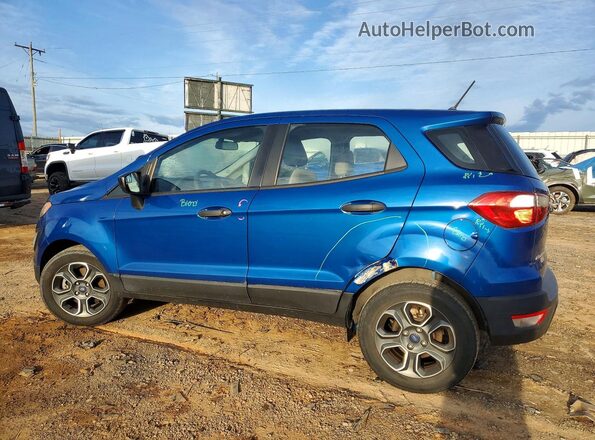 MAJ3P1RE3JC202124 2018 FORD ECOSPORT Blue Tył lewy