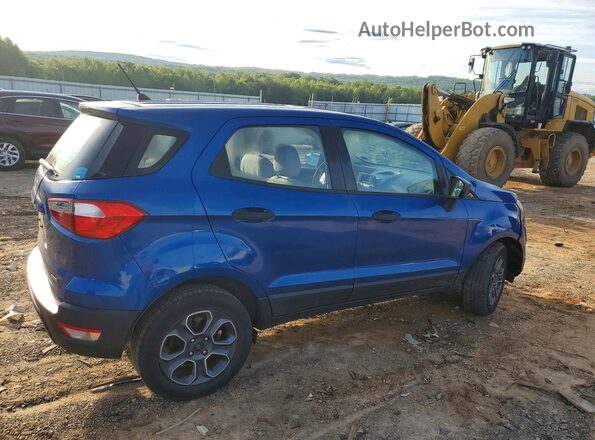 MAJ3P1RE3JC202124 2018 FORD ECOSPORT Blue Tył prawy