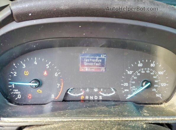 MAJ3P1RE3JC202124 2018 FORD ECOSPORT Blue Widok zestawu wskaźników