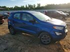 2018 Ford Ecosport S Blue vin: MAJ3P1RE3JC202124