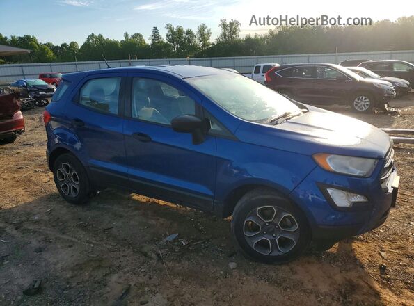 MAJ3P1RE3JC202124 2018 FORD ECOSPORT Blue Przód prawy