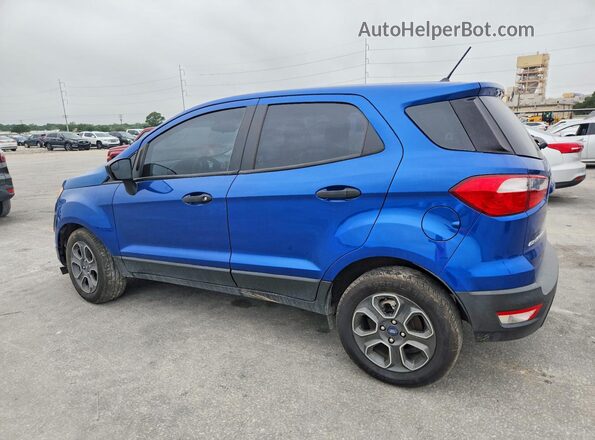 MAJ3P1RE5JC224769 2018 FORD ECOSPORT Blue Задня ліва чверть