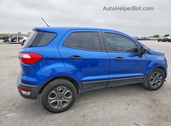 MAJ3P1RE5JC224769 2018 FORD ECOSPORT Blue Задня права чверть