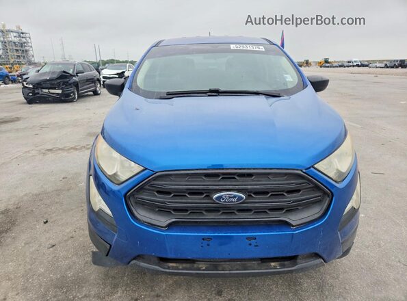MAJ3P1RE5JC224769 2018 FORD ECOSPORT Blue Вид спереду