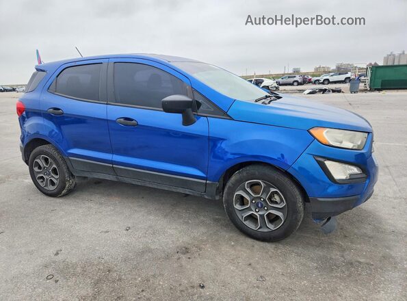 MAJ3P1RE5JC224769 2018 FORD ECOSPORT Blue Передня права чверть
