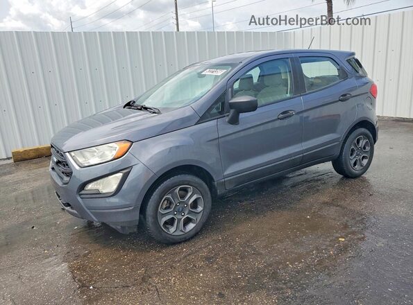 MAJ3P1RE7JC203230 2018 FORD ECOSPORT Gray Առջևի ձախ երեք քառորդ տեսարան