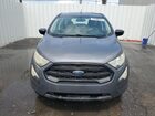 2018 Ford Ecosport S Gray vin: MAJ3P1RE7JC203230 Damage: Front Bumper, Heavy Scratch, 2 To 3 Inches