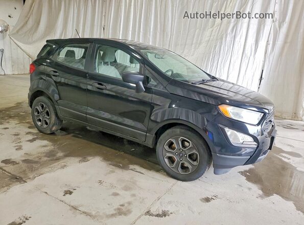 MAJ3P1RE8JC183764 2018 FORD ECOSPORT Black Przód prawy