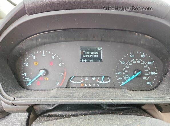 MAJ3P1RE9JC176290 2018 FORD ECOSPORT Gray Widok zestawu wskaźników