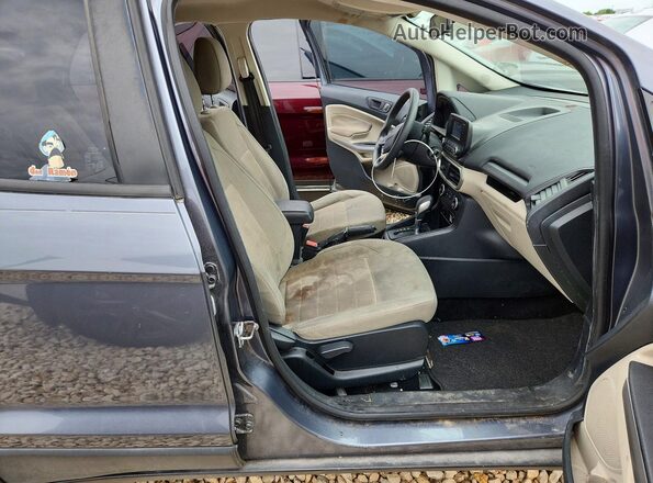 MAJ3P1RE9JC176290 2018 FORD ECOSPORT Gray Przód prawy