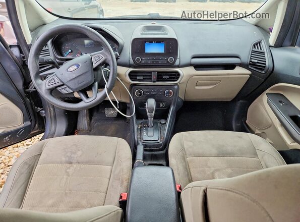 MAJ3P1RE9JC176290 2018 FORD ECOSPORT Gray Widok deski rozdzielczej
