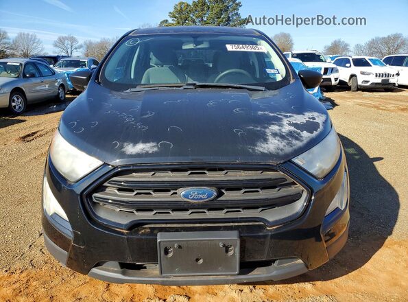 MAJ3P1REXJC239140 2018 FORD ECOSPORT Черный Вид салона спереди