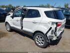 2018 Ford Ecosport Se White vin: MAJ3P1TE0JC181712 2018 Ford Ecosport Se White vin: MAJ3P1TE0JC181712