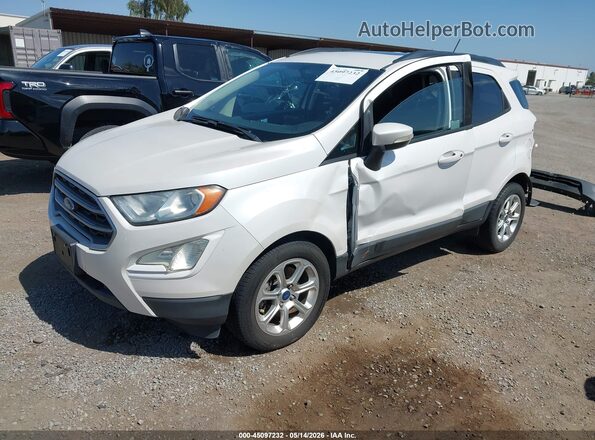MAJ3P1TE0JC181712 2018 FORD ECOSPORT White Передня ліва чверть