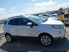 2018 Ford Ecosport Se White vin: MAJ3P1TE0JC181712 2018 Ford Ecosport Se White vin: MAJ3P1TE0JC181712