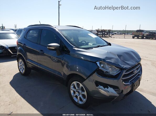 MAJ3P1TE2JC185809 2018 FORD ECOSPORT Gray Delantero derecho