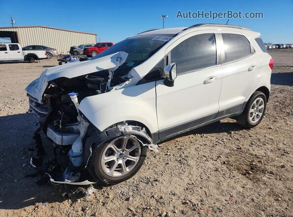 MAJ3P1TE2JC205038 2018 FORD ECOSPORT White Przód lewy