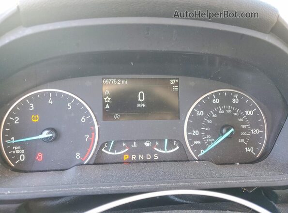 MAJ3P1TE3JC232135 2018 FORD ECOSPORT Black ხელსაწყოთა პანელის ხედი