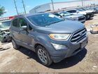 2018 Ford Ecosport Se Gray vin: MAJ3P1TE6JC183240