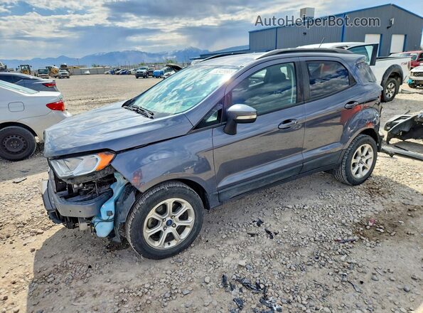 MAJ3P1TE7JC195302 2018 FORD ECOSPORT Gray Vista tres cuartos delantera izquierda