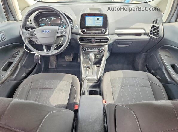 MAJ3P1TE7JC195302 2018 FORD ECOSPORT Gray Vista del salpicadero