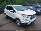 2018 Ford Ecosport Se White vin: MAJ3P1TE8JC206775