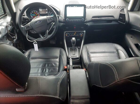 MAJ3P1VE0JC213698 2018 FORD ECOSPORT Silver Vista del salpicadero