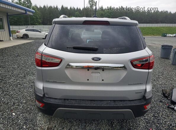 MAJ3P1VE0JC213698 2018 FORD ECOSPORT Silver Vista trasera