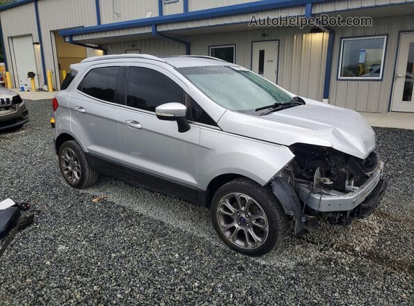 MAJ3P1VE0JC213698 2018 FORD ECOSPORT Silver Delantero derecho