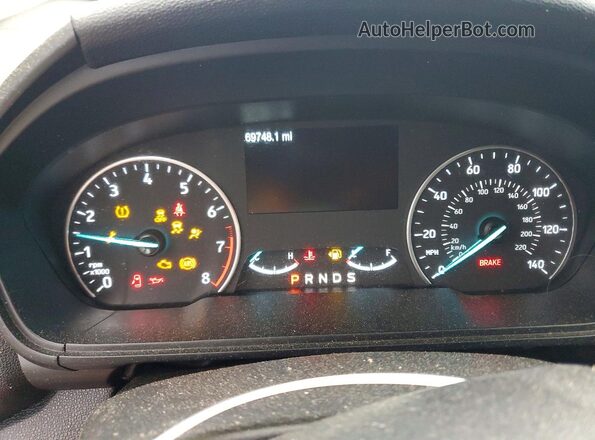 MAJ3P1VE0JC213698 2018 FORD ECOSPORT Silver Vista del cuadro de instrumentos