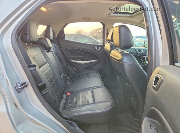 MAJ3P1VE5JC192377 2018 FORD ECOSPORT Silver უკანა სავარძლების ხედი