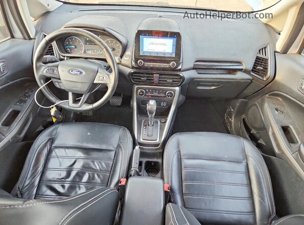 MAJ3P1VE5JC192377 2018 FORD ECOSPORT Silver წინა პანელის ხედი
