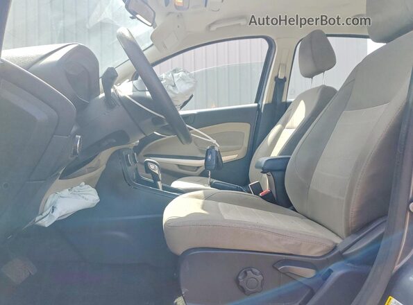 MAJ3S2FE0KC266115 2019 FORD ECOSPORT Угольный Вид салона спереди