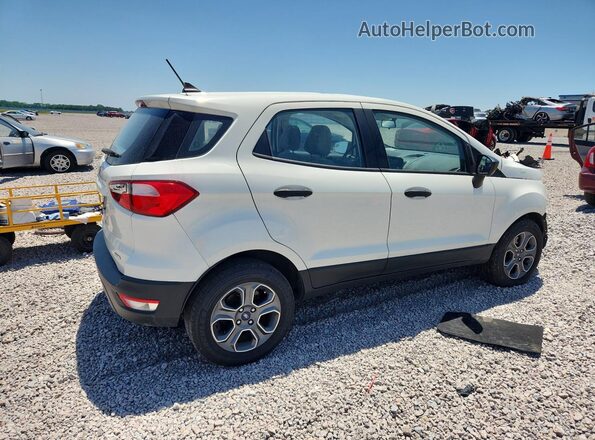MAJ3S2FE1LC366046 2020 FORD ECOSPORT White Trasero derecho