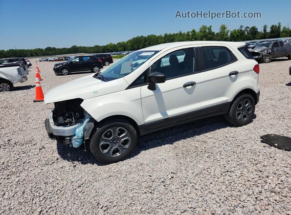 MAJ3S2FE1LC366046 2020 FORD ECOSPORT White Vista tres cuartos delantera izquierda