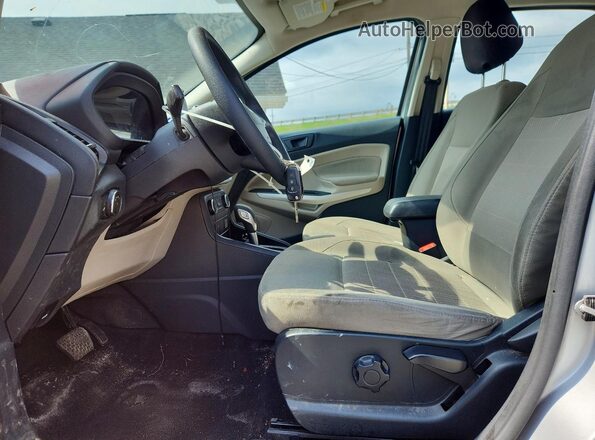 MAJ3S2FE5LC379012 2020 FORD ECOSPORT Silver Widok wnętrza z przodu