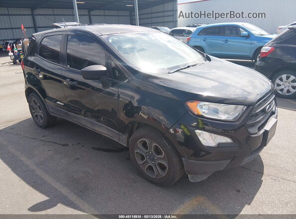MAJ3S2FE6KC306987 2019 FORD ECOSPORT Черный Передняя правая четверть